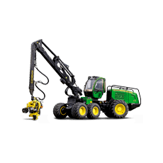 Transportation harvesters and other forest machinery